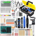 304PCS 3D Printing Accessory Tools with Tool Box for 3D Printer Modeler Basic Tools,Multi-spec Nozzle Cleaning Remove Kit & mini Electric Grinder for Remove/Trim and Finish 3D Print - style: 304PCS