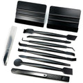 Vinyl Wrap Install Kit with Plastic Squeegee, 9mm Snap off Knife Blades, Micro Squeegee, for Window tint, PPF, Decal - color: Kit a