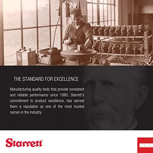 Starrett Full Flexible Steel Rule, 6" Length, 1/64" Thickness