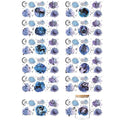 12 Sheets UV DTF Cup Wrap Transfer Stickers, Star Sign Rub on Decals Scorpio Leo Virgo UV DTF Cup Wraps Zodiac Sign Waterproof Personalized Stickers for Bottles Drink Jam Container - style: Star Signs