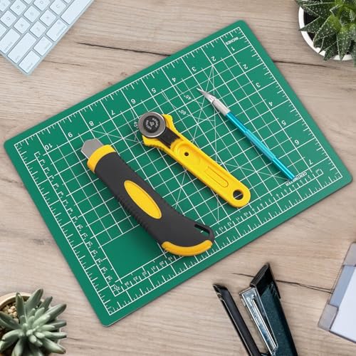 DIYSELF 22 Pack Exacto Knife Set and Cutting Mat 6in×8in