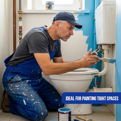 Pro Grade Paint Brushes, 2 Inch Angle Paint Brush, Walls & Trim, 12 Pack - size: 2 inches