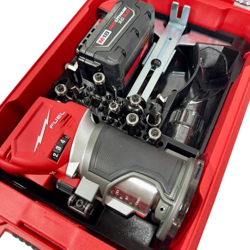 M18 Fuel Compact Router Packout Organizer with Tool, Battery and Bit Storage for Packout Compact Tool Box, Battery and Accessory Storage, Insert Only 2732-20 – Fits Packout 48-22-8435