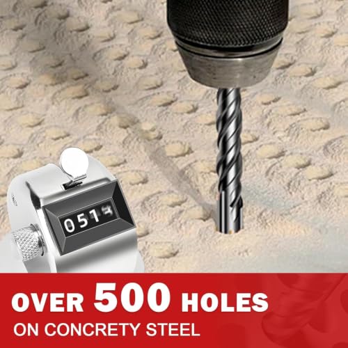 5/8" x 18" SDS Plus Hammer Drill Bit, Cross Carbide Tip - size: 5/8" x 18"