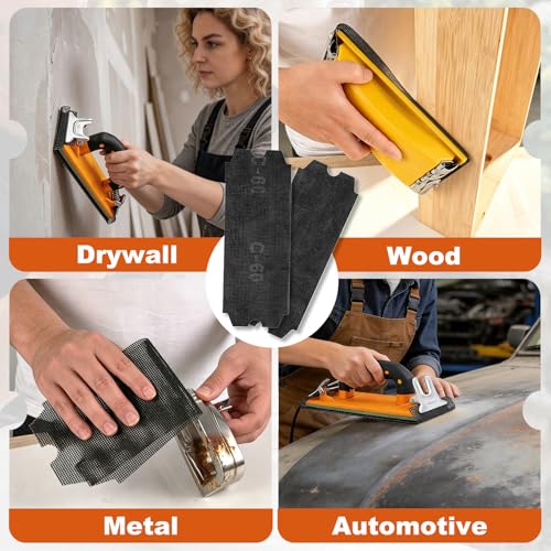 20Pcs 4-3/16"x11-1/4 Drywall Sanding Screen, 240 Grit Mesh Sandpaper - style: 240 Grit 20 PCS