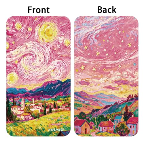40 Empty Half Pans Watercolor Palette Tins Box with Magnetic Squares - color: Pink Starry, size: 40 Half Pans