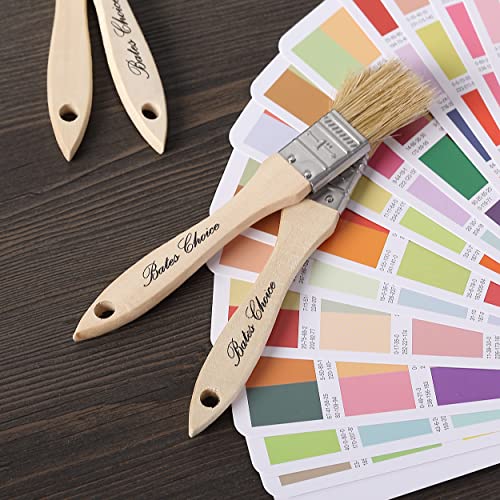 Bates- Chip Paint Brushes for Painting, 1 Inch, 24 Pack, Wood Handle, Natural Bristle Paint Brush - size: 1 Inch, 24 Pack