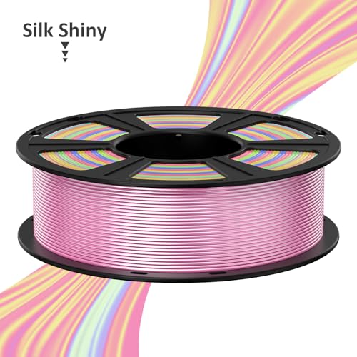 Geeetech 3D Printer Silk PLA Filament 1.75mm Light Gold, 1KG - color: 1kg Silk Bright Gold