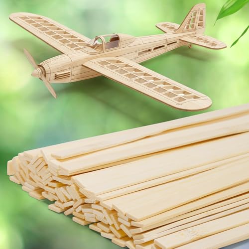 Pllieay 30Pcs Bamboo Craft Sticks for DIY Handmade Projects