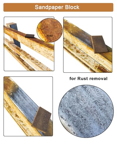 Sanding Sponge 60 Grit Sanding Block - 10Pcs Drywall Sanding Block for Wood - size: 60 Grit