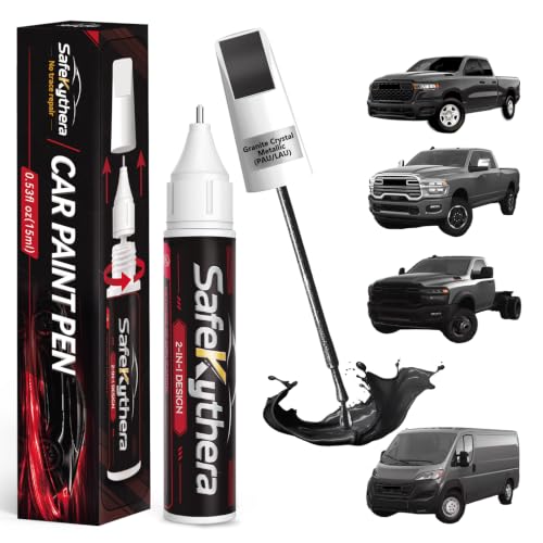 Granite Crystal Metallic(PAU/LAU) Touch Up Paint Pen for Ram - color: Granite Crystal Metallic(PAU/LAU) for RAM 1500/RAM 2500/RAM 3500/PROMASTER
