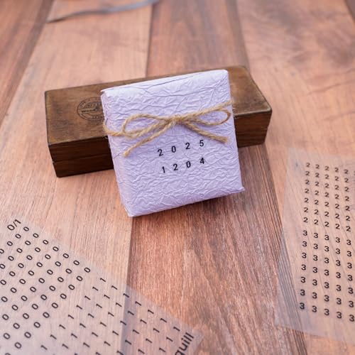 700 Pcs Tiny Number PET Stickers, 4 mm Black Digits 0-9 - style: Tiny Digital