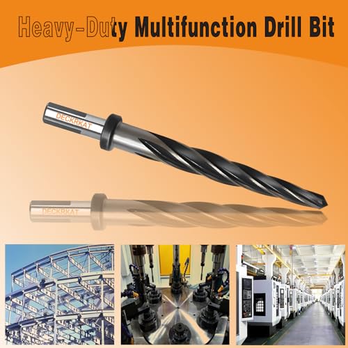 9/16" Reamer Drill Bit for Metal, M2 HSS Taper Reamer for Steel, Alloy, Wood, Plastic to Align, Enlarge Holes – 5-Spiral Flutes, 1/2" Non-Slip Shank, 14mm Car Reamer, Bridge Construction Reamer. - size: 9/16"