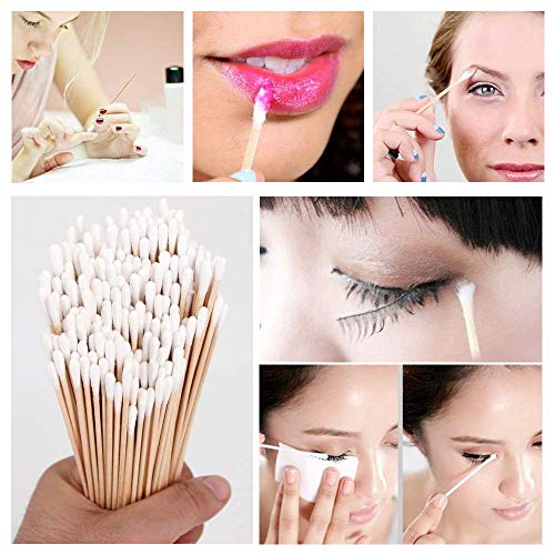 Eyxformula 6 Inch Long Cotton Swabs, Durable Bamboo Sticks, 600 PCS in Case - color: 600 PCS