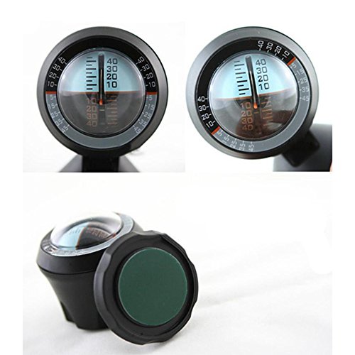 Timloon Car Inclinometer Level Tilt Gauge Indicator Gradient Balancer Tool for Off-Road Vehicle and self-Driving Travelling Supplies