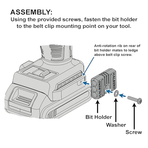 Halberd Standard Magnetic Bit Holder, Fits Most Brands, 2 Pack - color: Standard, 2 Pack