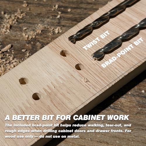 Cabinet Hardware Jig Tool Drawer Pull Jig Cabinet Handle Template Tool Jig - color: Blue-gray
