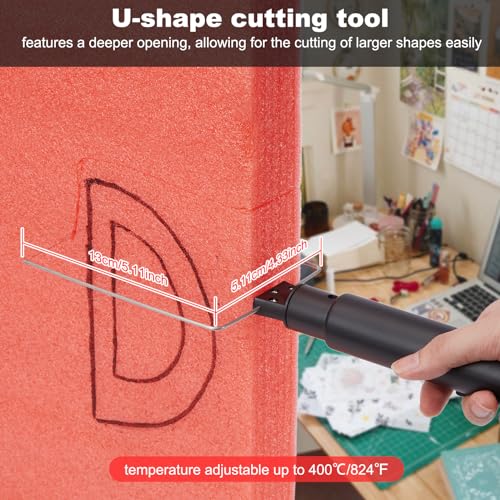 Hot Wire Foam Cutter, 4 in 1 Electric Hot Knife Foam Cutting Tool with Case