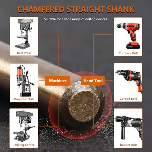 10-Piece 4mm M35 Cobalt Steel Twist Drill Bit Set for Hard Metals - style: ⌀4mm(10pcs)