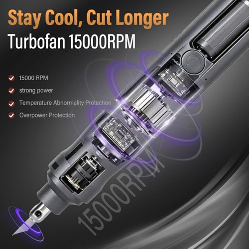 Ultrasonic Cutter Knife, model carving knife, 40kHz vibration frequency & 40W power, suitable for precise carving, cutting 3D printing models, plastic, resin, DIY crafts (No Battery)