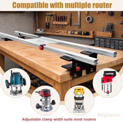 50 Inch Router Sled For Flattening Slabs, Wood Slab Flattening Jig