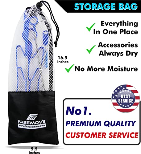 Hydration Bladder Cleaning Kit 6in1 - Clean and Maintain 2L and 3L Water Bladders with Ease - Includes 3 Brushes, Drying Hanger, Carry Bag & 2 Cleaning Tablets For Any Camelback Water Pack Backpack