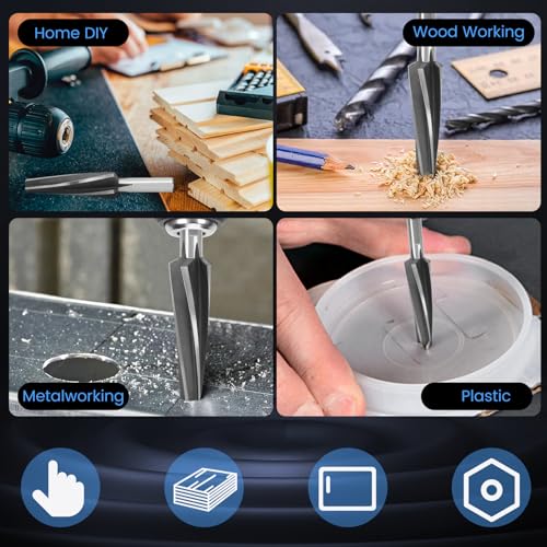 Ball Joint Reamer, 10 Degree 6542 HSS Tapered Tie Rod Tool - style: Drill