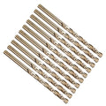 PATIKIL Micro #15 Drill Bit 4341 High-Speed Steel for Thin Metal 10 Pack - size: #15