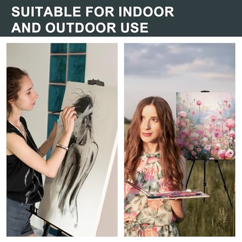 AROIC 8 Pack Painting Display Easel Stand Portable Adjustable - style: 8P