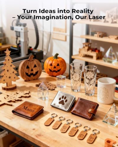 ACMER S1 2500mW Laser Engraver, Portable Cutter & Engraving Machine for Beginners,130×130mm Working Area,0.04mm Laser Spot,Creative DIY,Education STEM,Customized Business with Wood,Metal