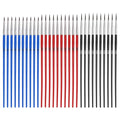 MECCANIXITY 30Pcs Miniature Paint Brushes(Blue #0/Red #00/Black #000) - color: Blue/Red/Black, size: #0/#00/#000