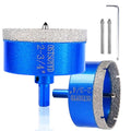2-3/4 inch Diamond Hole-Saw Bits with Pilot Drill Bit 70mm Tile Hole Saws - size: 2-3/4'' | 70mm