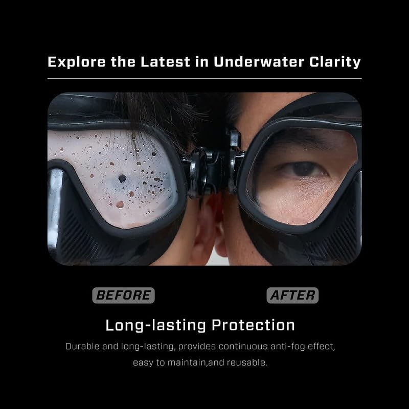 #270Pro Pure | Anti-Fog Film for Fourth Element Diving Masks - size: SEEKER