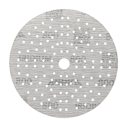 Mirka Iridium 6 Inch 800 Grit Premium Ceramic Blend Sanding Discs, 50 Pack - size: Grit 800