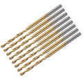uxcell 8Pcs 1.8mm Mini Twist Drill Bit, Micro Engraving Drill Bits High-Speed Steel 2.35mm Shank Titanium Coated for DIY Resin, Amber and Wood - size: 1.8mm
