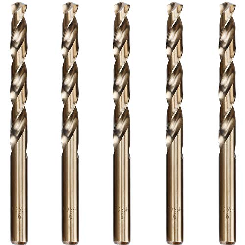 5-Piece 9mm M35 Cobalt Steel Drill Bit Set for Hard Metal Boring - style: ⌀9mm(5pcs)