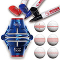BIRDIE79 360-Degree Golf Ball Marker Alignment Tool Kit, 3 Pens, Gift Box - style: Birdie Blue