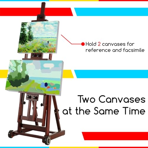 MEEDEN Multi-Function Art Studio Easel: Holds Canvas up to 77" for Artist