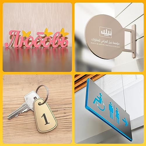 Laser Engraving Blank ABS Double Color Plastic Sheet (12 Color) - color: 12 Color