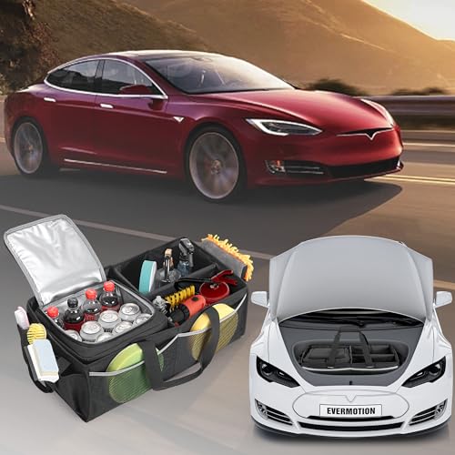 Front Trunk Organizer with Cooler Bag Compatible with Tesla Model 3 Model Y