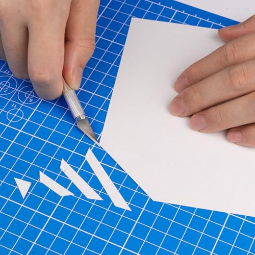 DIYSELF 12in×18in Cutting Mat, A3 Self Healing Craft Mat, Paper Craft Tools - color: Blue, size: 18"L x 12"W