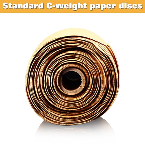 SPEEDWOX 100 Pcs 240 Grit Sandpaper Roll 5 inch Round Sanding Discs Adhesive Back PSA Sticky Back No Hole Stick and Sand Sandpaper for Wood, Auto Body Repair, Marine, Paint, Metal and Plastics - style: 240 Grit