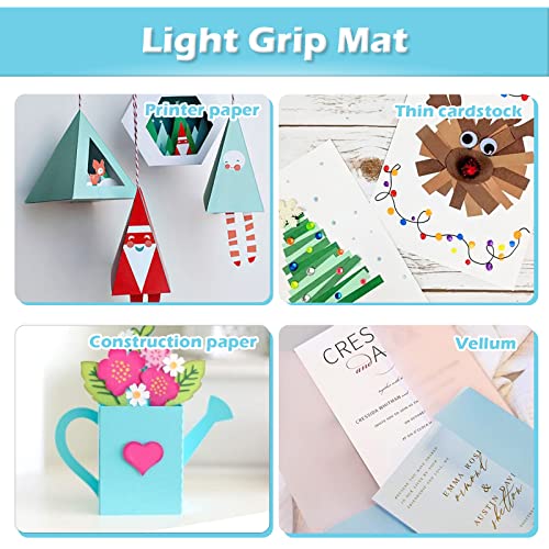 HTVRONT Light Grip Cutting Mat 12x12, 2 Pack, Quilting & Crafting - color: Blue, size: 12X12in