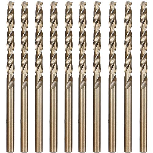 10-Piece M35 Cobalt Drill Bit Set, 4.2mm Metric for Hard Metal - style: ⌀4.2mm(10pcs)