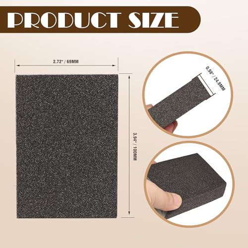 8pcs Mix Grit Sanding Block - 60/80/100/120/180/220 Grit - size: 60/80/100/120/180/220 Grits