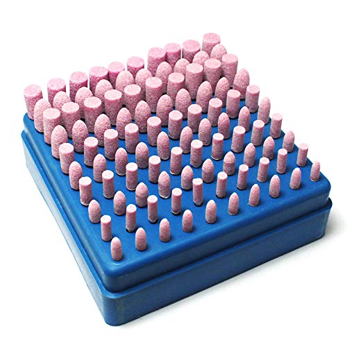 100 pcs Abrasive Stone Points Electric Grinding Dremel Accessories - size: 100PCS