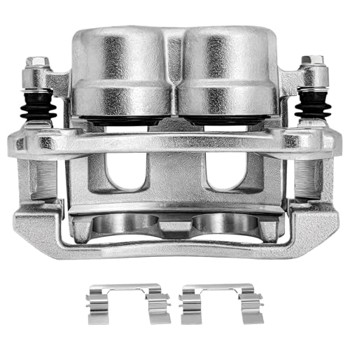 SCITOO 18B4950 Front Left Disc Brake Caliper With Bracket Silver - size: Front Driver[18B4950]Silver