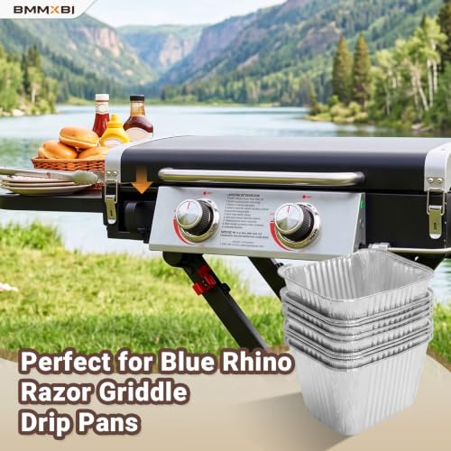 30-Pack Grease Cup Liners for Blue Rhino Razor 1/2/3 Burner Griddle Grills - size: 30 pcs