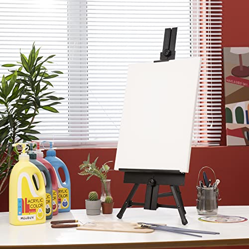 MEEDEN Tabletop Easel Stand for Painting: Aluminum Art Painting Easel - size: 34" High