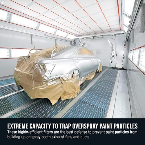 Master Airbrush Elite Paint Spray Booth Exhaust Filter Roll 25" x 100' - size: 25 inches x 100 Feet